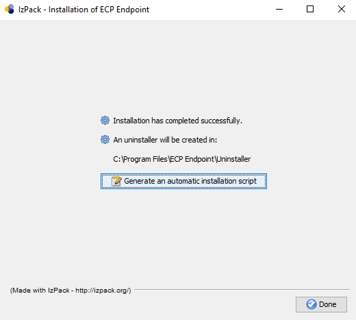 Installation on Windows - ECCo SP Documents